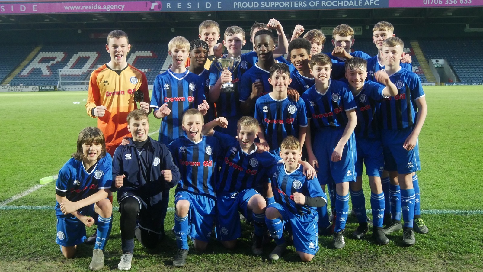 Under-14s Crowned Floodlit Trophy Champions - Rochdale A.F.C Academy